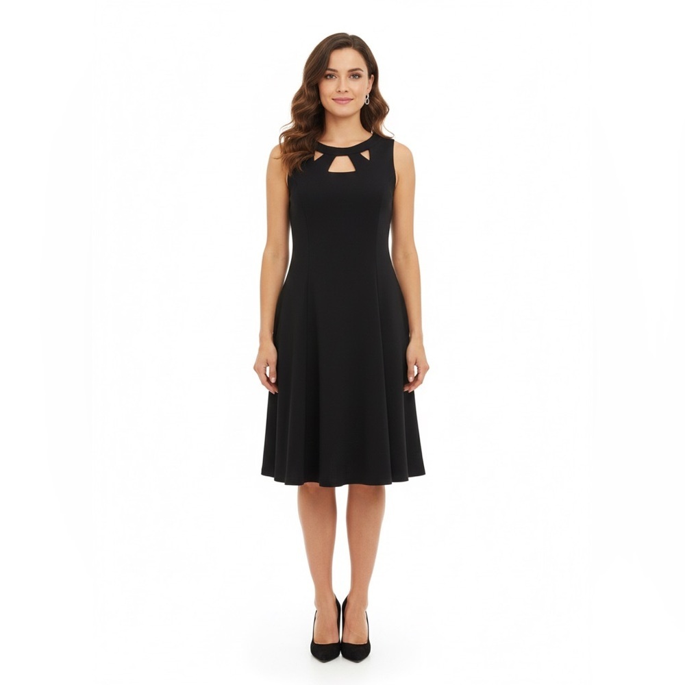 ALYX Black Sleeveless Fit and Flare Dress Size 16